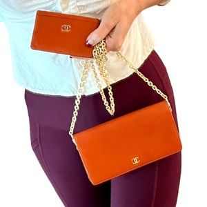 CHANEL Authentic Vintage Wallet Set of 2 pieces